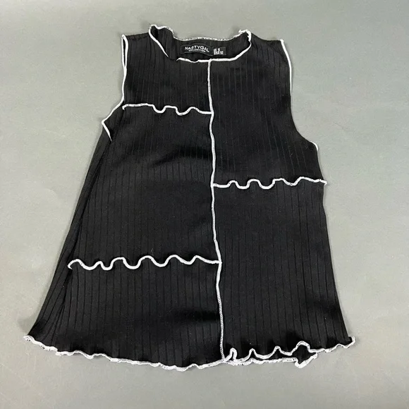 ❌SOLD❌ Nasty Gal Patchwork Design Tank Top - Picture 2 of 6